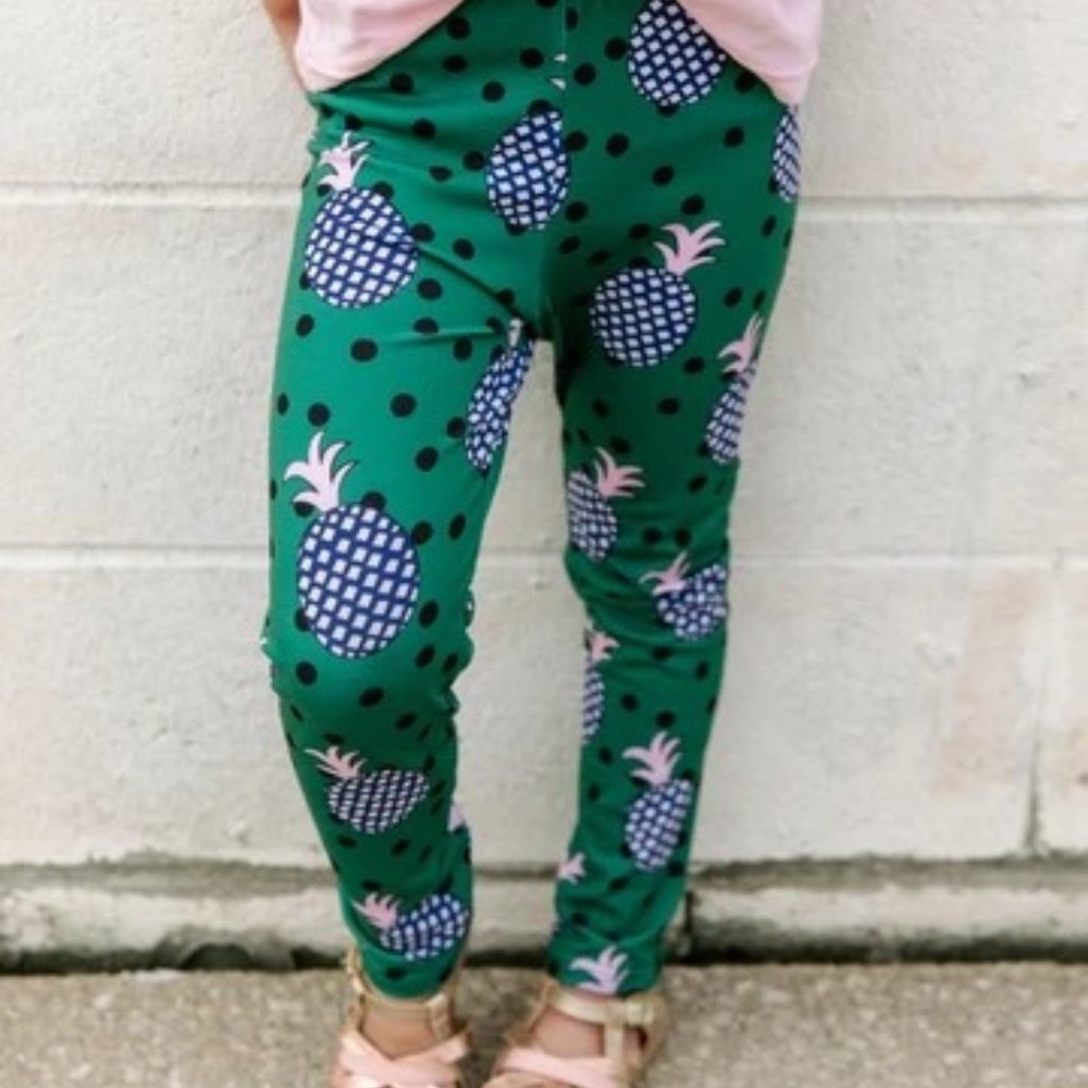 Pineapple Kid's Leggings - Size 6-9